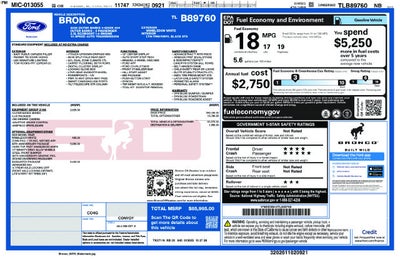 2026 Ford Bronco Outer Banks In-Transit