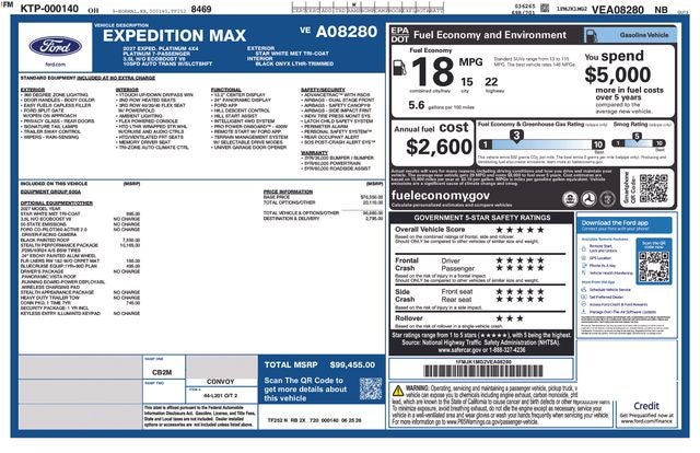 2027 Ford Expedition Max Platinum