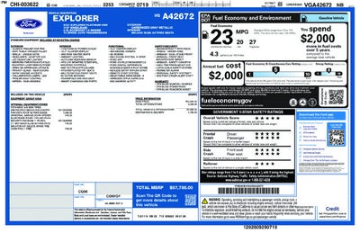 2027 Ford Explorer Platinum In-Transit