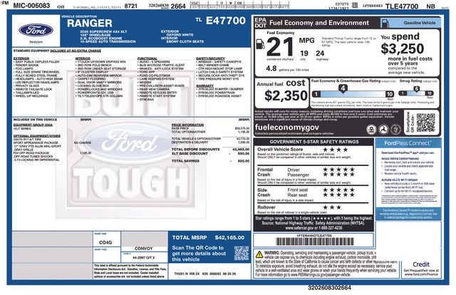 2026 Ford Ranger XLT In-Transit