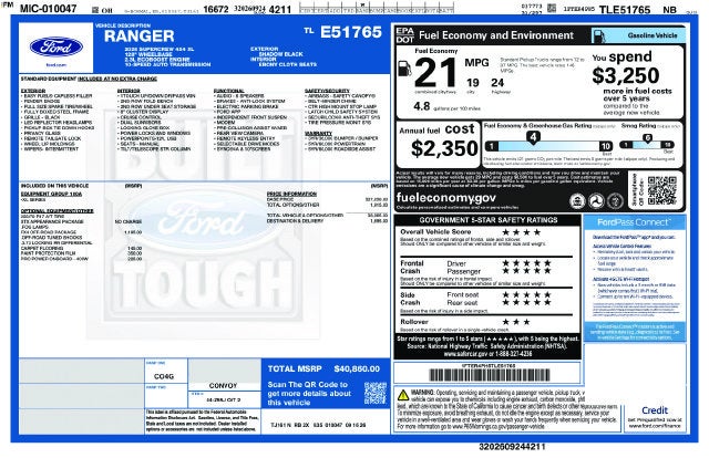 2026 Ford Ranger XL In-Transit