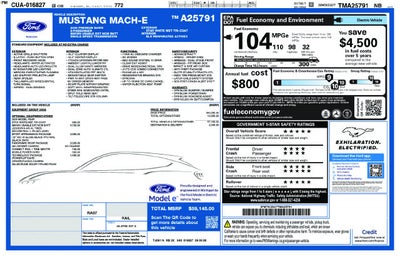 2026 Ford Mustang Mach-E Premium In-Transit