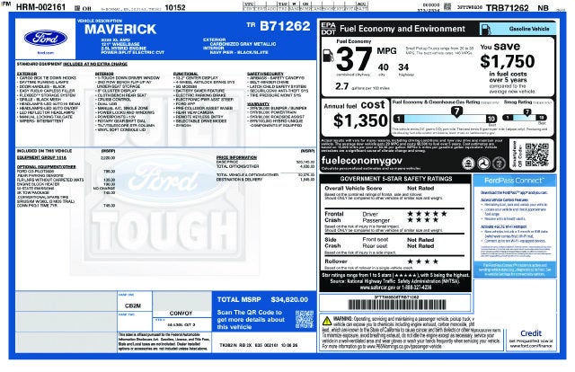 2026 Ford Maverick XL In-Transit