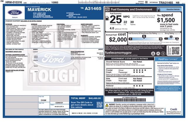2026 Ford Maverick Lariat