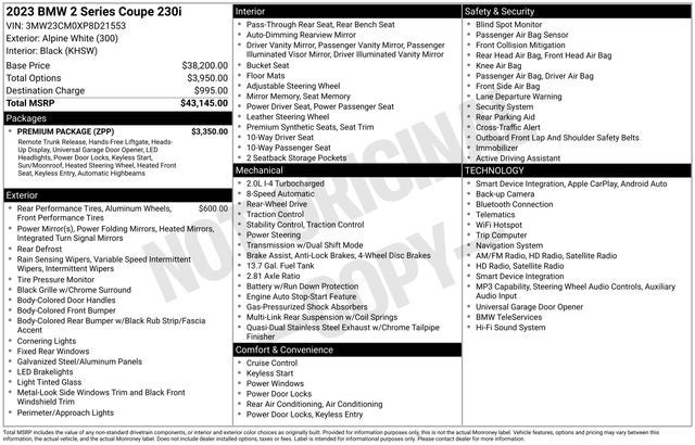2023 BMW 2 Series 230i
