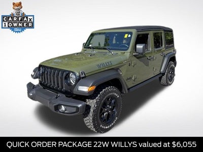2022 Jeep Wrangler Unlimited Willys