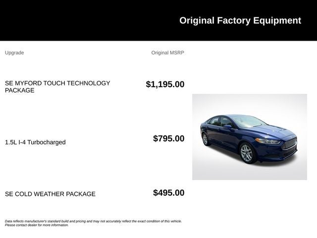 2016 Ford Fusion SE