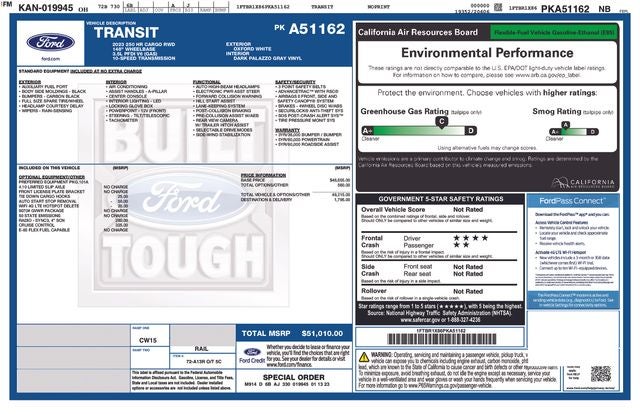 2023 Ford Transit-250 Base