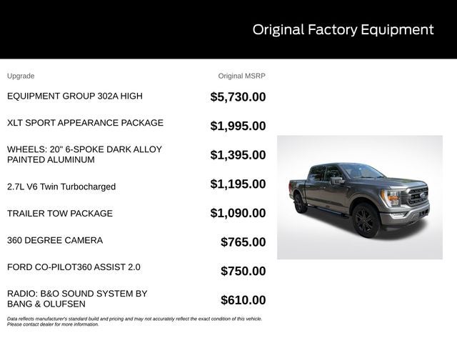 2021 Ford F-150 XLT