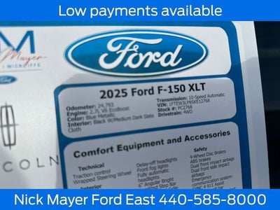 2025 Ford F-150 XLT