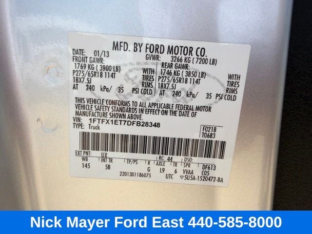 2013 Ford F-150 FX4