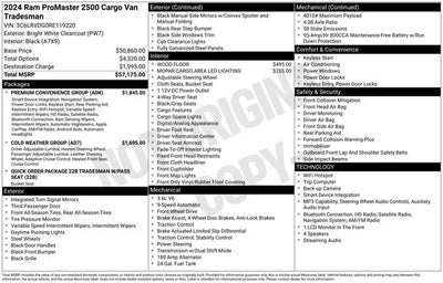 2024 RAM ProMaster 2500 High Roof
