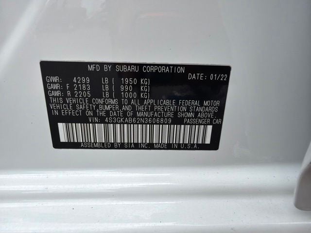 2022 Subaru Impreza Base
