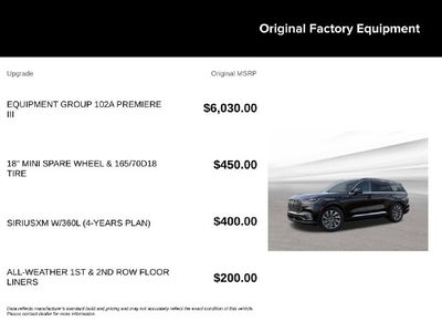 2027 Lincoln Aviator Premiere Premium