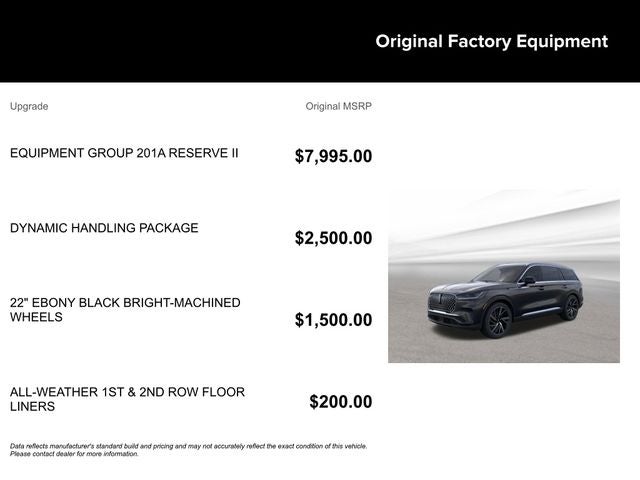 2026 Lincoln Aviator Reserve