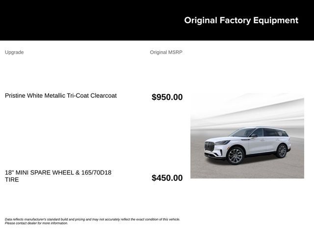 2027 Lincoln Aviator Reserve