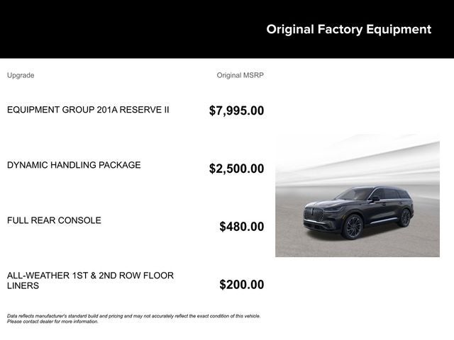 2026 Lincoln Aviator Reserve