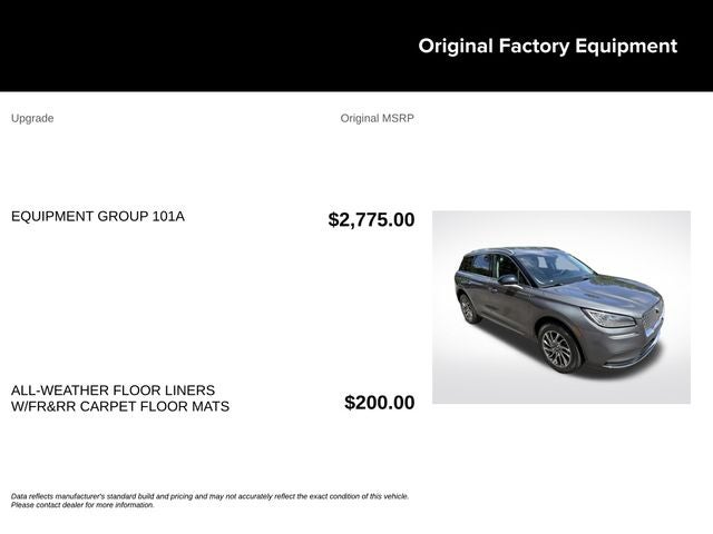 2022 Lincoln Corsair Standard