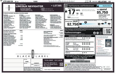 2027 Lincoln Navigator Black Label IN-TRANSIT
