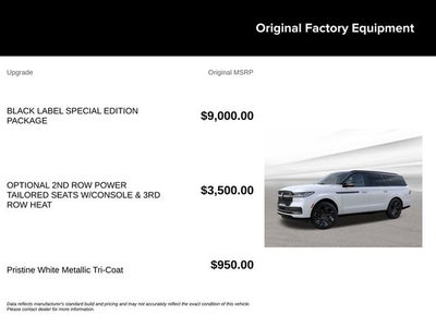 2027 Lincoln Navigator L Black Label