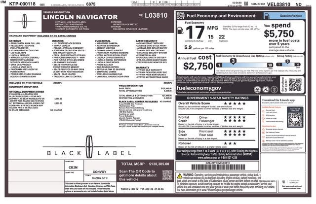 2027 Lincoln Navigator L Black Label IN-TRANSIT