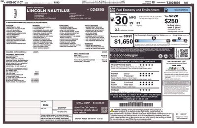 2026 Lincoln Nautilus Reserve