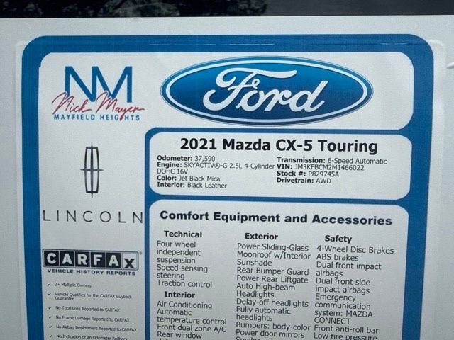 2021 Mazda Mazda CX-5 Touring