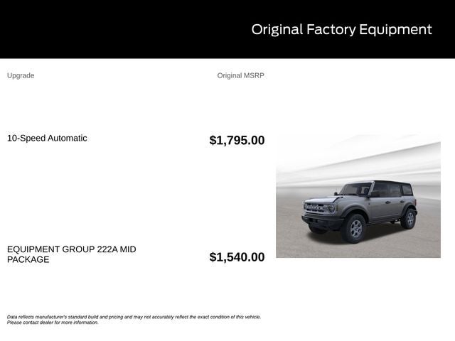 2025 Ford Bronco Big Bend