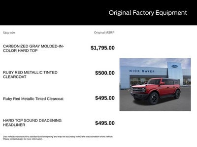 2026 Ford Bronco Outer Banks