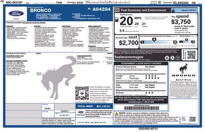 2024 Ford Bronco Outer Banks IN-TRANSIT