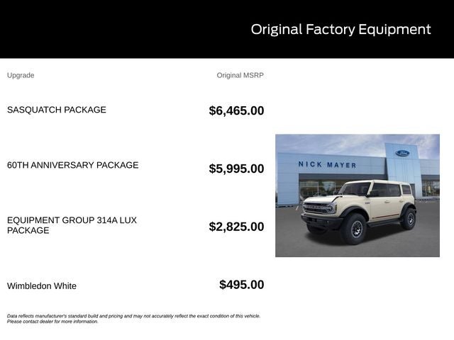 2026 Ford Bronco Outer Banks