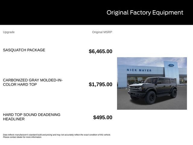 2026 Ford Bronco Outer Banks