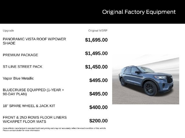 2027 Ford Explorer ST-Line