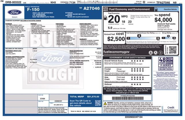 2026 Ford F-150 STX RETIRED SERVICE LOANER