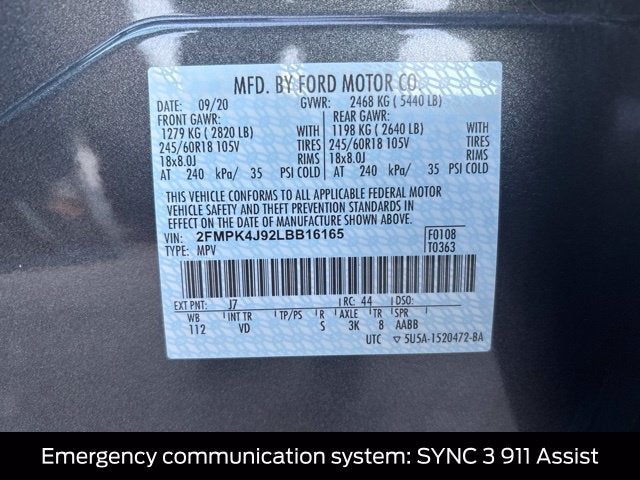 2020 Ford Edge SEL