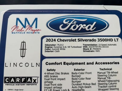 2024 Chevrolet Silverado 3500HD LT
