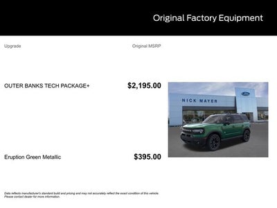 2025 Ford Bronco Sport Outer Banks