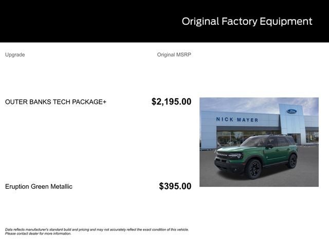 2025 Ford Bronco Sport Outer Banks