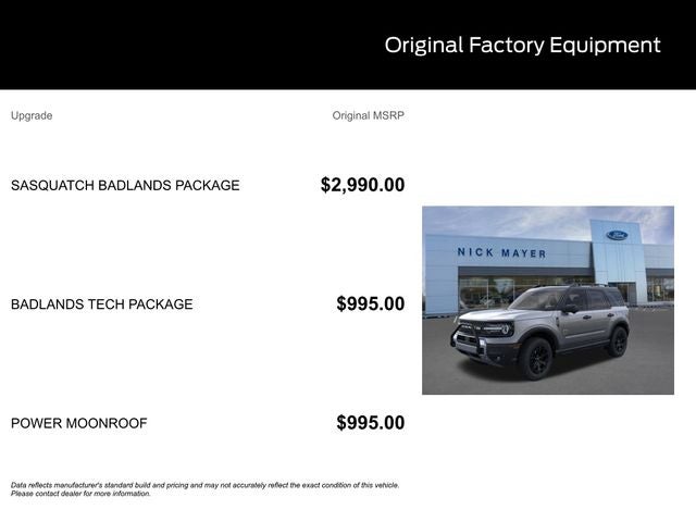 2025 Ford Bronco Sport Badlands