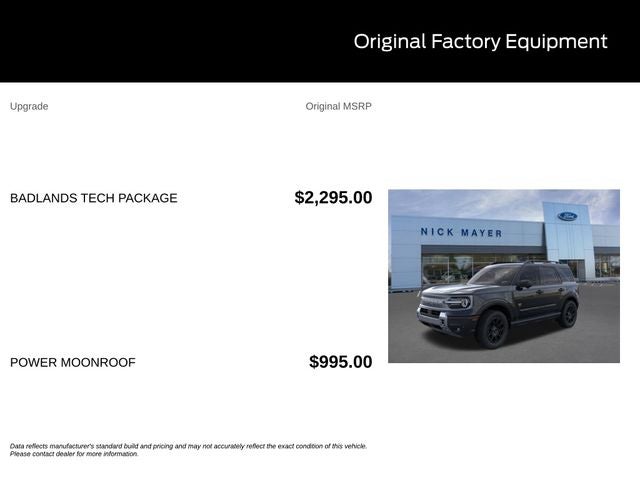 2026 Ford Bronco Sport Badlands