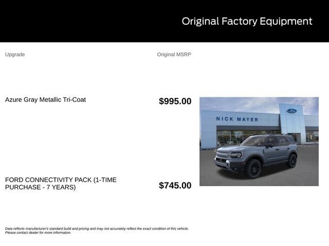 2026 Ford Bronco Sport Badlands IN-TRANSIT