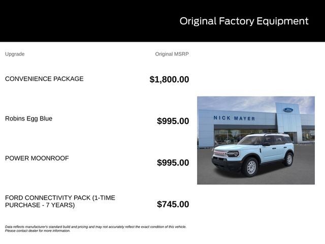 2026 Ford Bronco Sport Heritage IN-TRANSIT