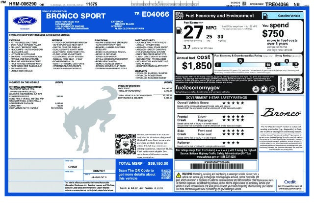 2026 Ford Bronco Sport Heritage