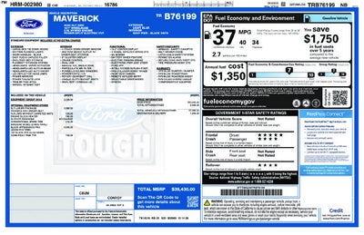 2026 Ford Maverick XLT IN-TRANSIT