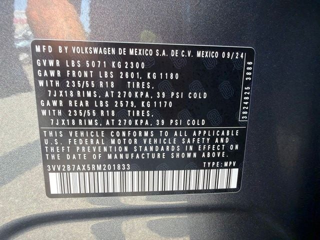 2024 Volkswagen Tiguan 2.0T SE