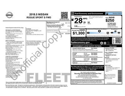 2018 Nissan Rogue Sport S