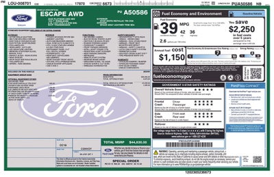2023 Ford Escape Hybrid Platinum