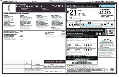 2021 Lincoln Nautilus Reserve