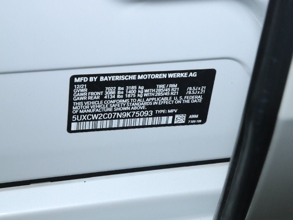 2022 BMW X7 xDrive40i